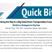 Paving the Way to a Big Data-Driven Transportation Future: Workforce Strategies for Big Data